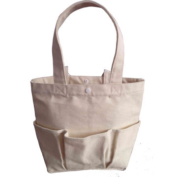 100% Cotton Canvas Bag, with Inside or Outside Pouch